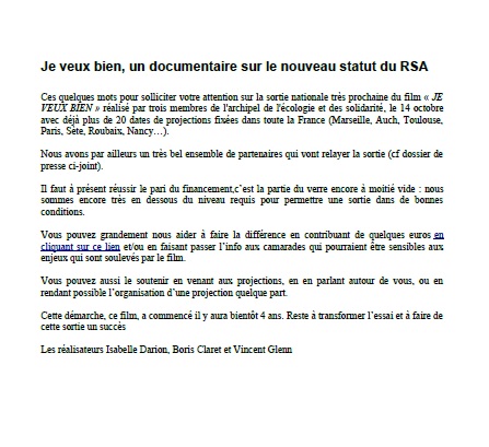 Publication Archipel Je-veux-bien